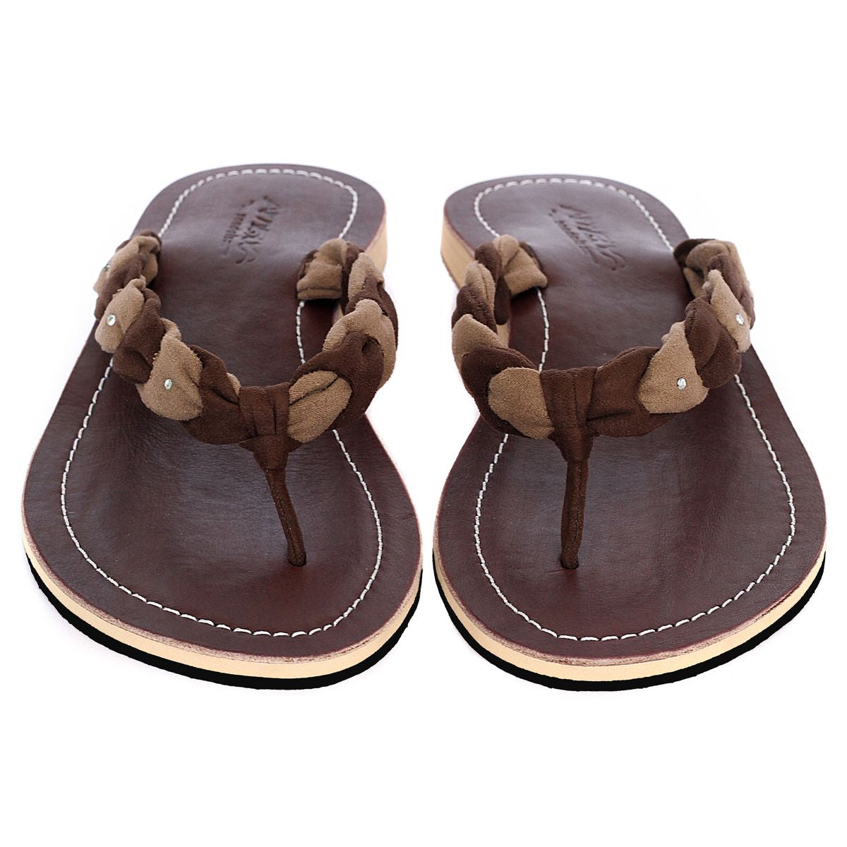 Damen Leder Sandalen