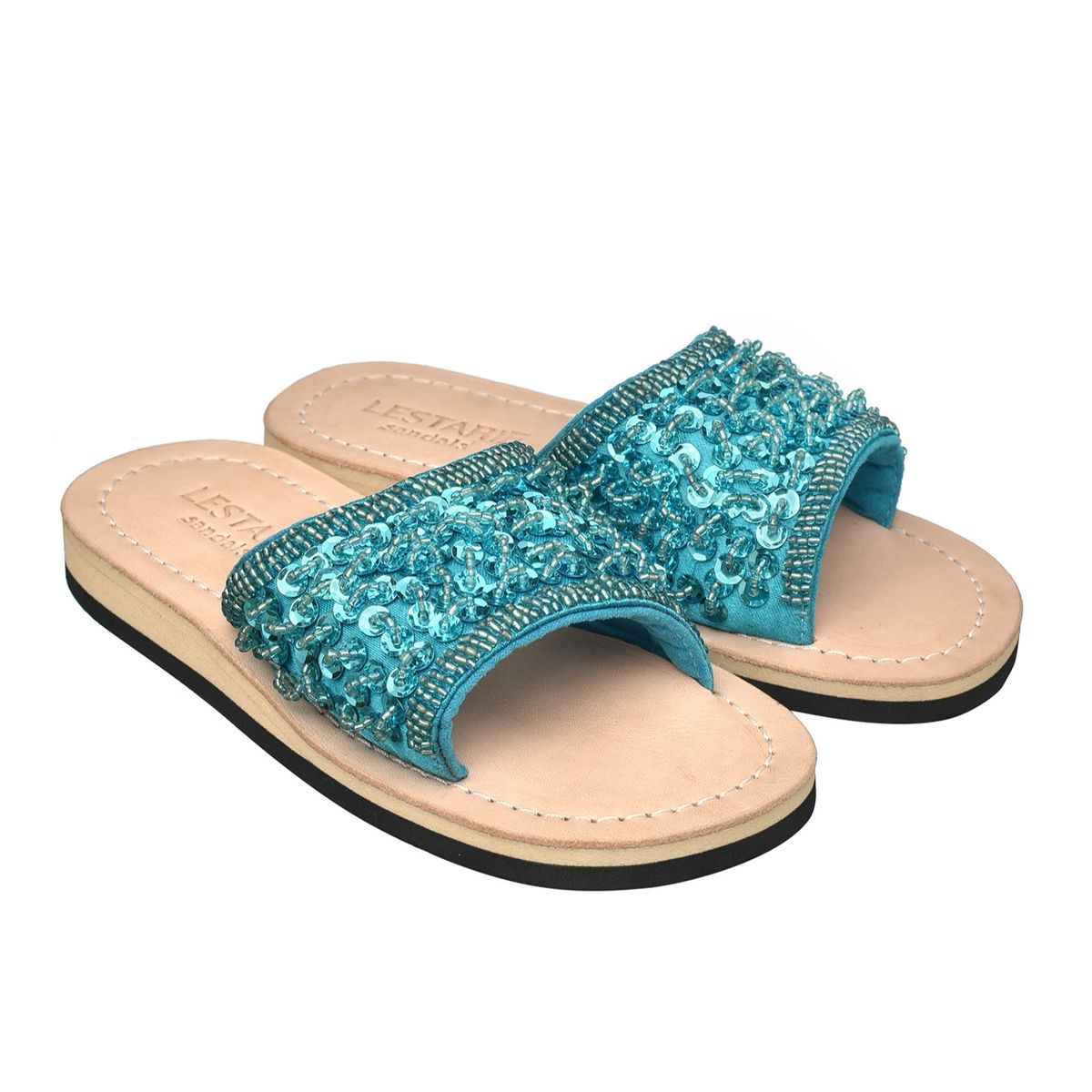 Mädchen Leder Flipflops