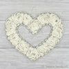 Muschelherz Wanddeko – 32 cm Breite