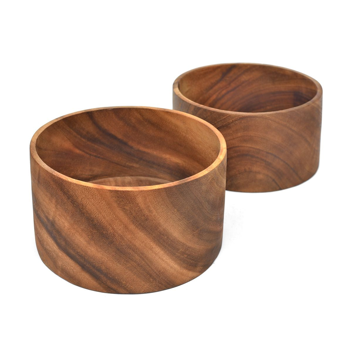 Teakholz Salatschüssel 25 cm – Natürlich, Stilvoll & Funktional