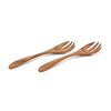 Teakholz Salatbesteck – Zeitlos & Handlich (22 cm)