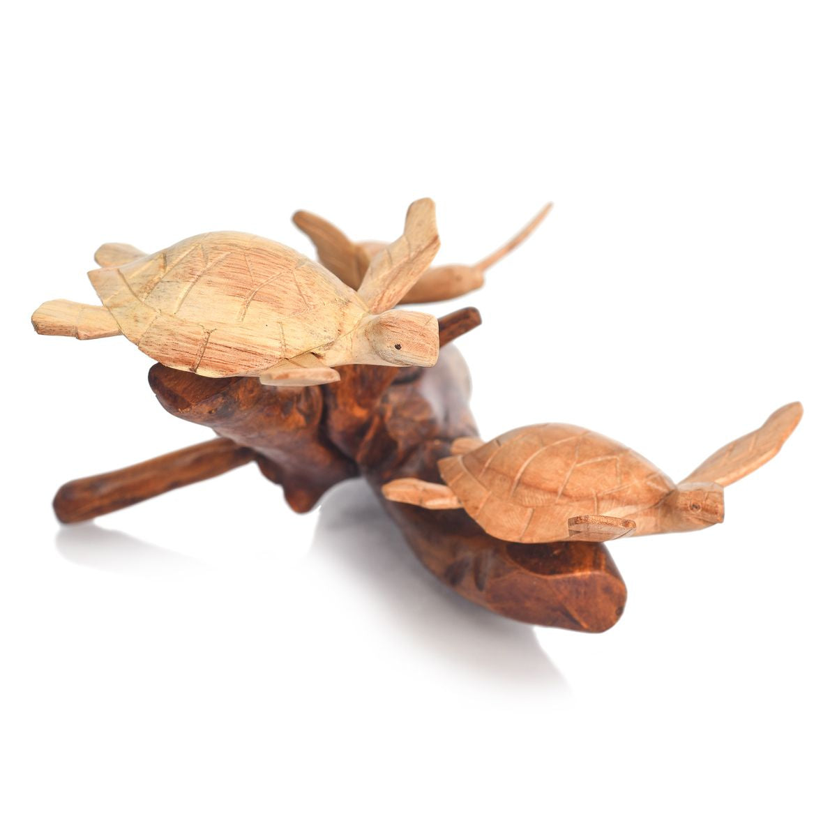 3er-Set Schildkröten - Einzigartige Deko mit natürlichem Charme