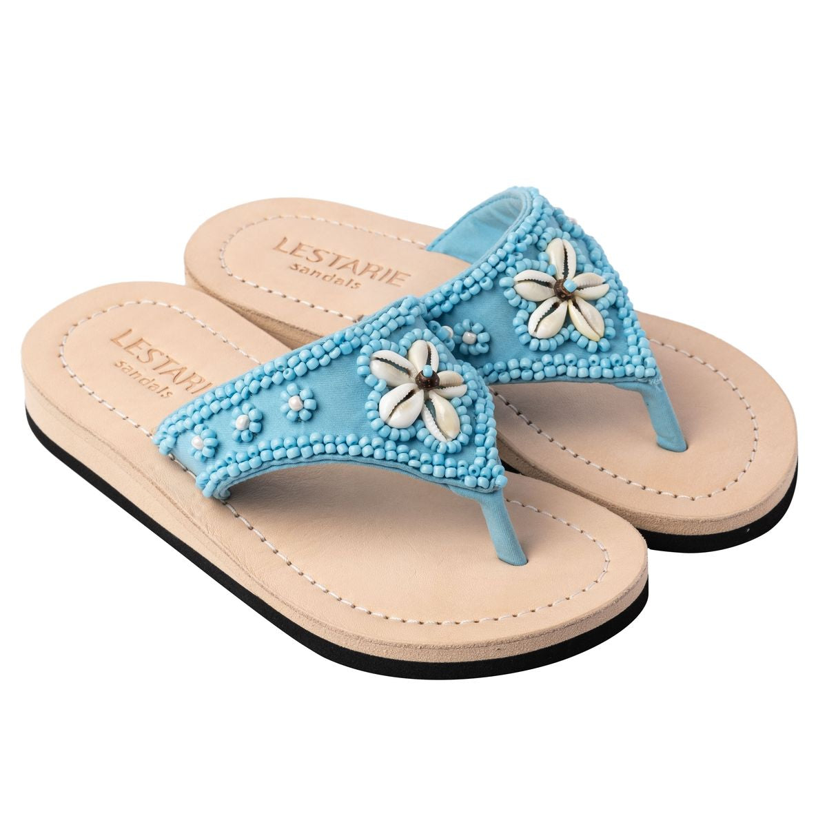 Mädchen Flipflops aus Leder