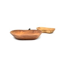 Teak Apfel Schalen Set