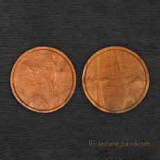 2x Teak Schneidebrett 25cm