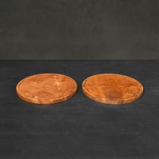 2x Teak Schneidebrett 25cm