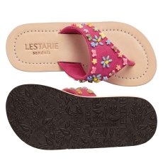 Mädchen Leder Flip-Flops, Gr.33/34