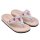 Mädchen Leder Flip-Flops, Weiß Gr.33/34